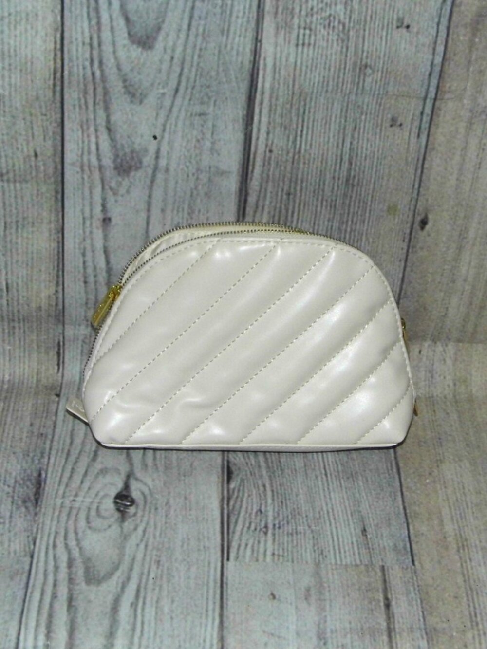 YVES SAINT LAURENT YSL Beaute Makeup Cosmetic Bag White NEW